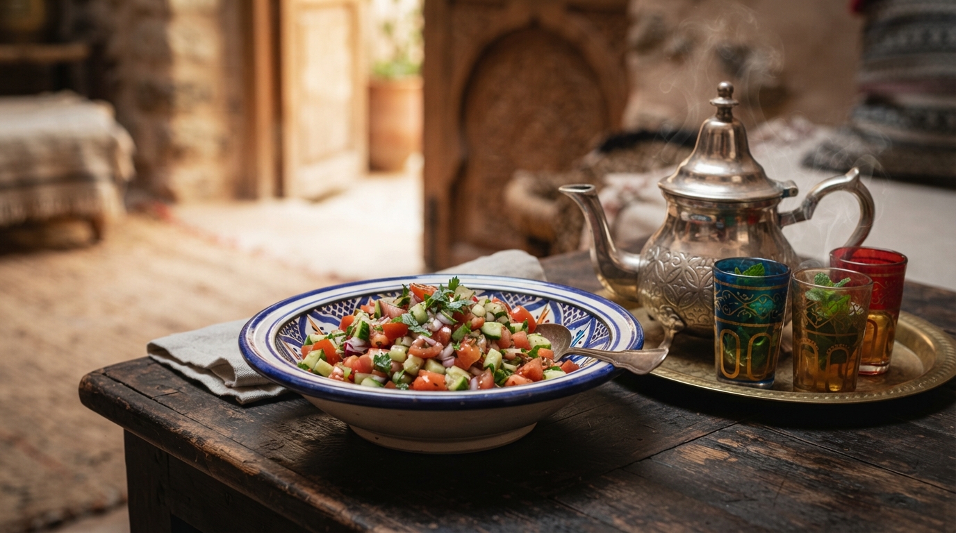 Easy Steps to Make the Best Moroccan Tomato and Cucumber Salad Recipe