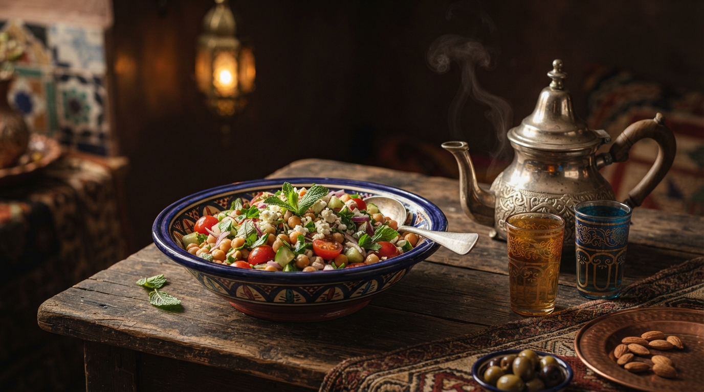 Easy Steps to Make the Best Moroccan Chickpea Salad Recipe